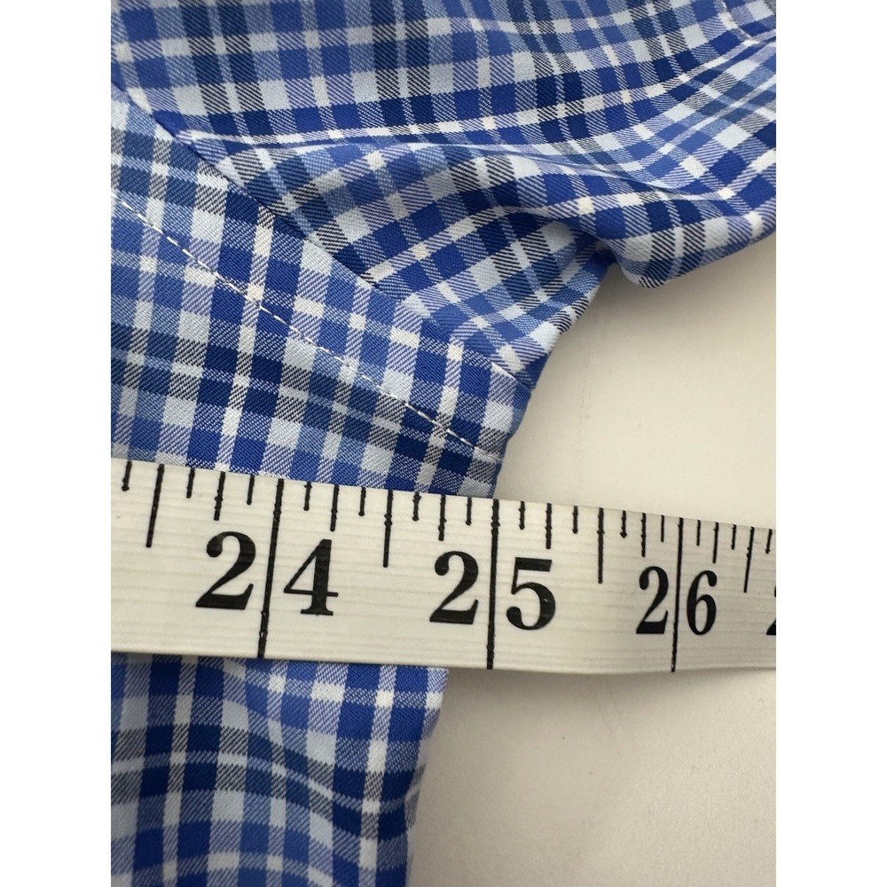 UNTUCKit Shirt Mens XL Plaid Short Sleeve Button Up Casual Comfy Soft Career‎ - Picture 6 of 9